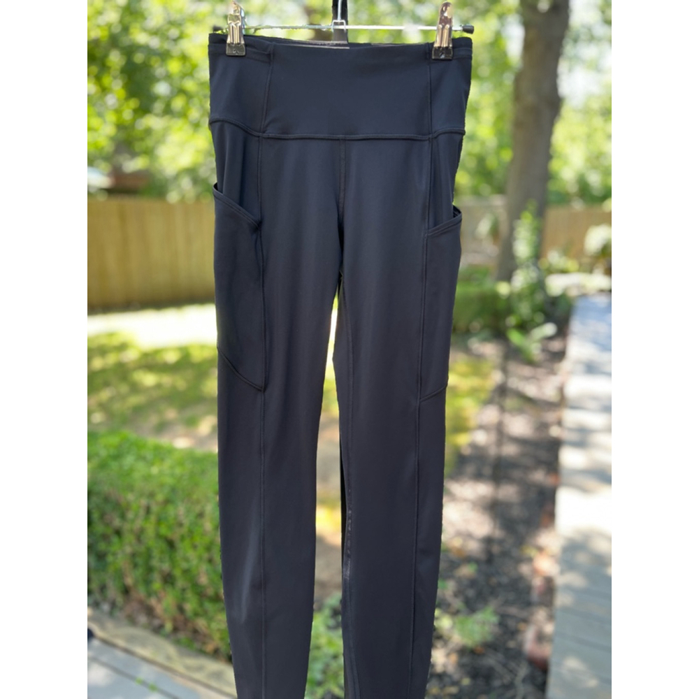 Women's Lululemon Fast and Free HR Tight II Leggings Size 4 Black 25” inseam